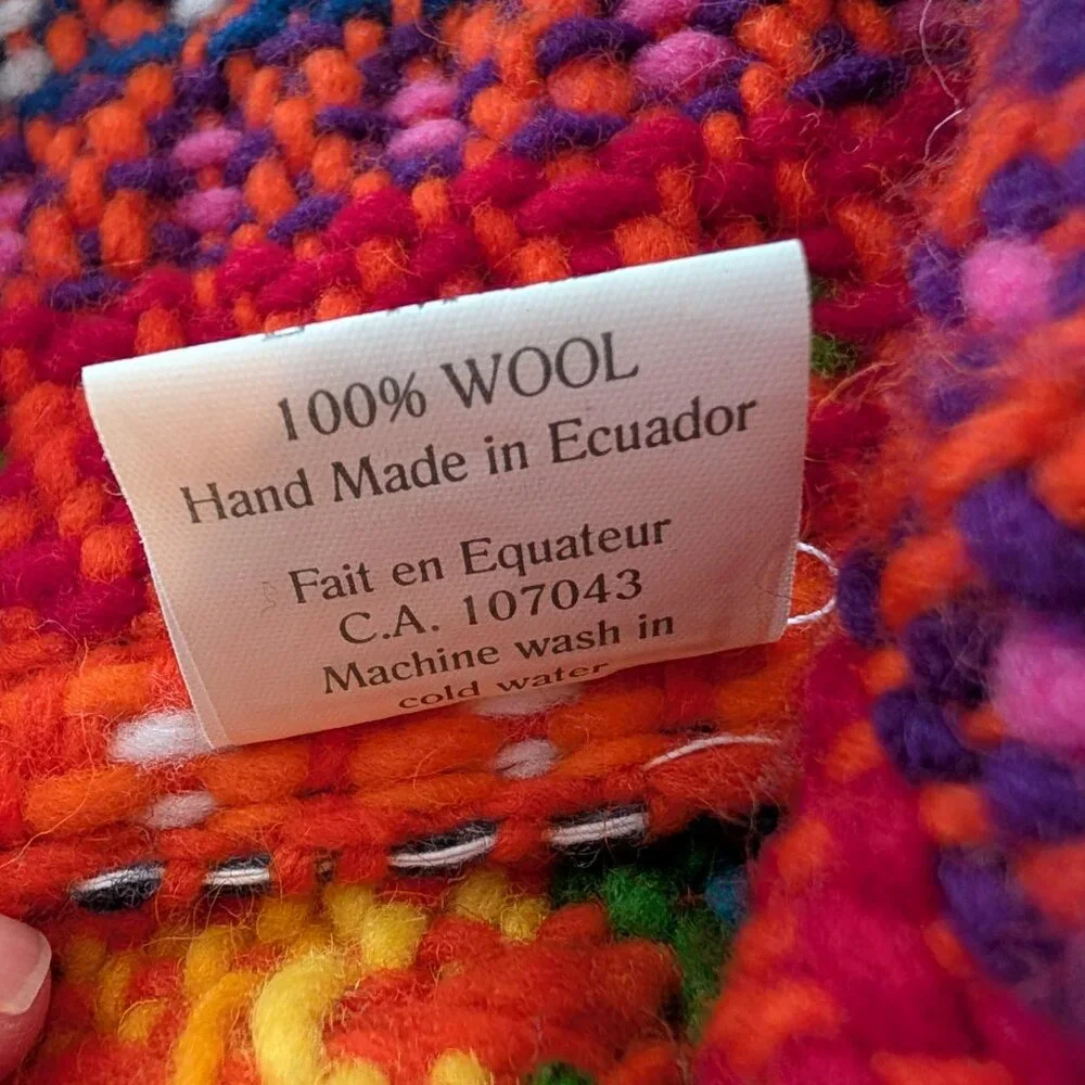 Andes Crafts Handwoven Zip Jacket - Picture 6 of 8